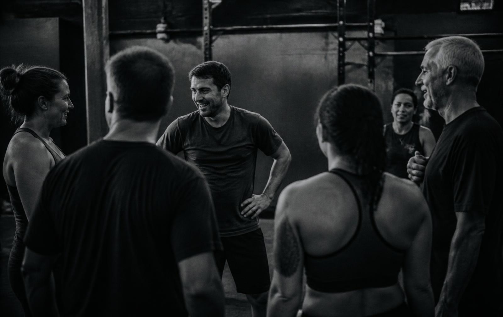 Il gruppo Team Emme durante un allenamento condiviso